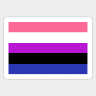 Genderfluid Flag Sticker